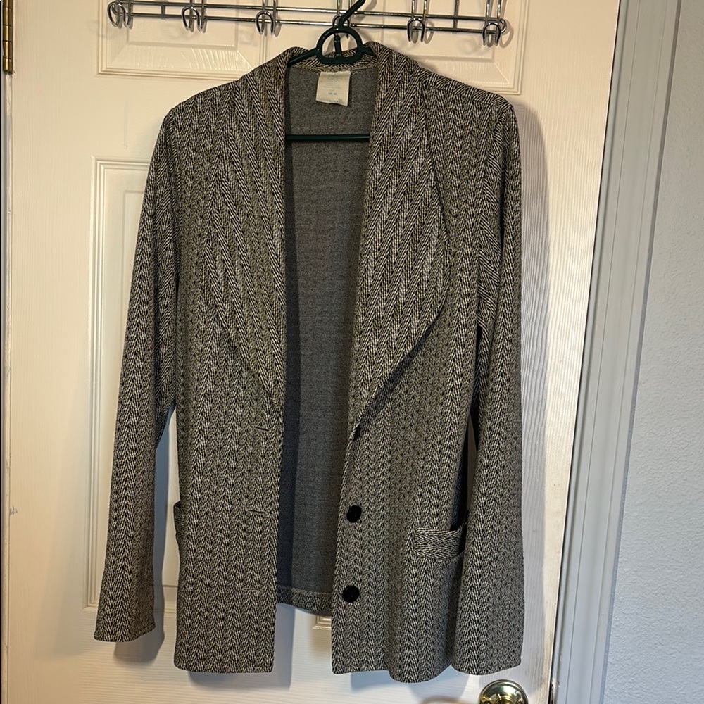 Weekenders Women's Gray Patterned Jacket - image 2